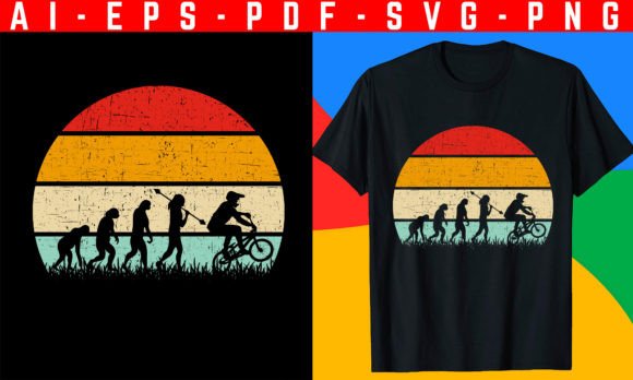 BMX T-shirt Design: Dynamic Graphics for Modern Branding