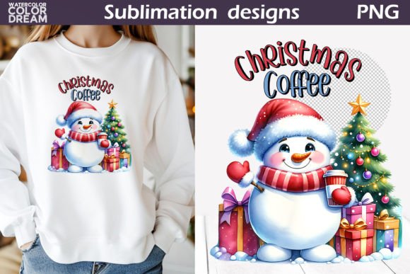 Charming Snowman Sublimation Design for Festive Projects