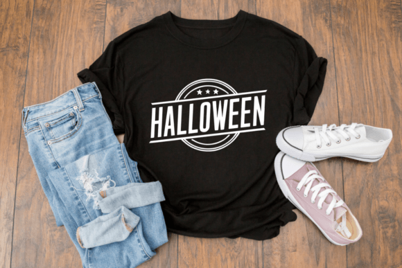 Coastal Nostalgia: A Retro Halloween T-Shirt Design SVG