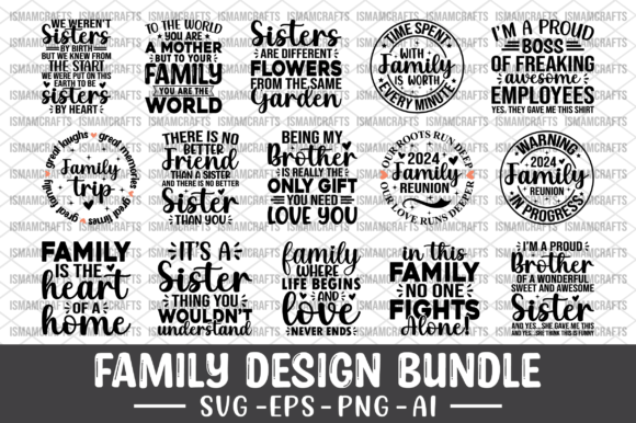 Family Design Bundle SVG: A Complete Creative Asset