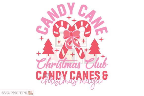 Festive Flair: Christmas Candy Cane PNG T-shirt Design