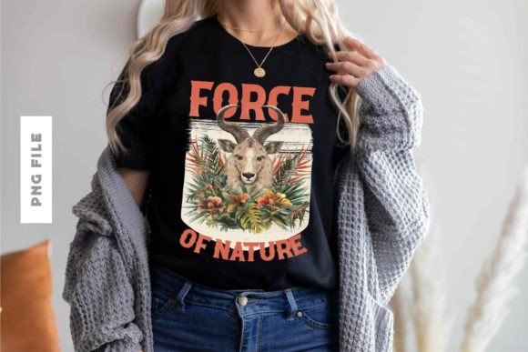 Force of Nature T-Shirt Design: A Creative Asset for Modern Brands