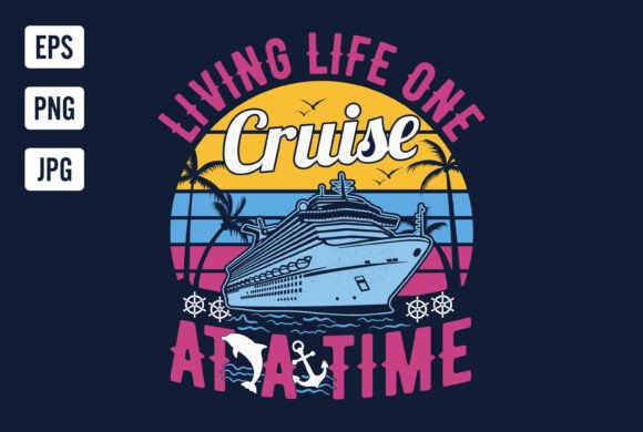 Funny Cruising Vacation T-Shirt Design: A Creative Asset