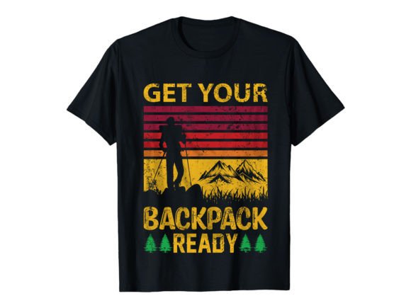 Get Your Backpack Ready: A Dynamic T-Shirt Design Asset
