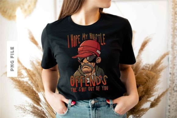 I Hope My Hustle T-Shirt Design: A Premium Creative Asset