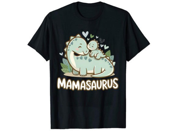 Mamasaurus Dinosaur T-Shirt Design: A Creative Asset