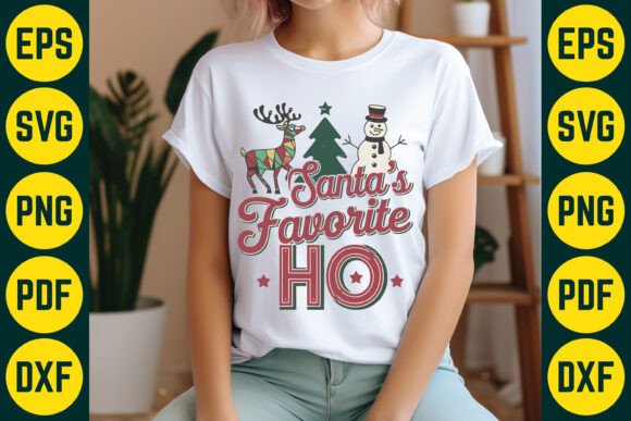 Santa's Favorite Ho Christmas SVG Design