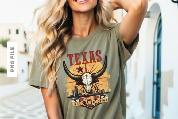 Texas Against the World: A Bold Graphic Design Statement