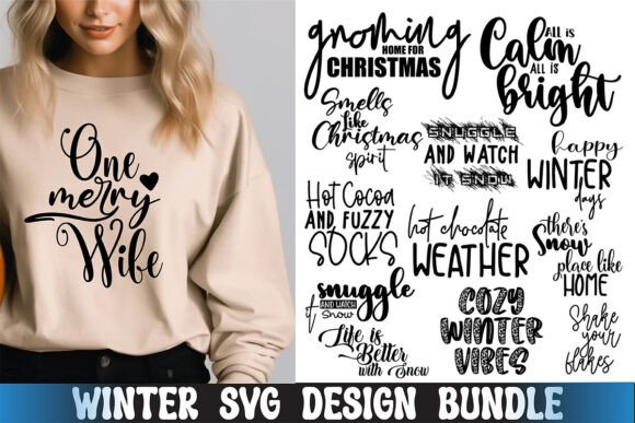 Winter SVG Design Bundle: Christmas SVG for Festive Creations